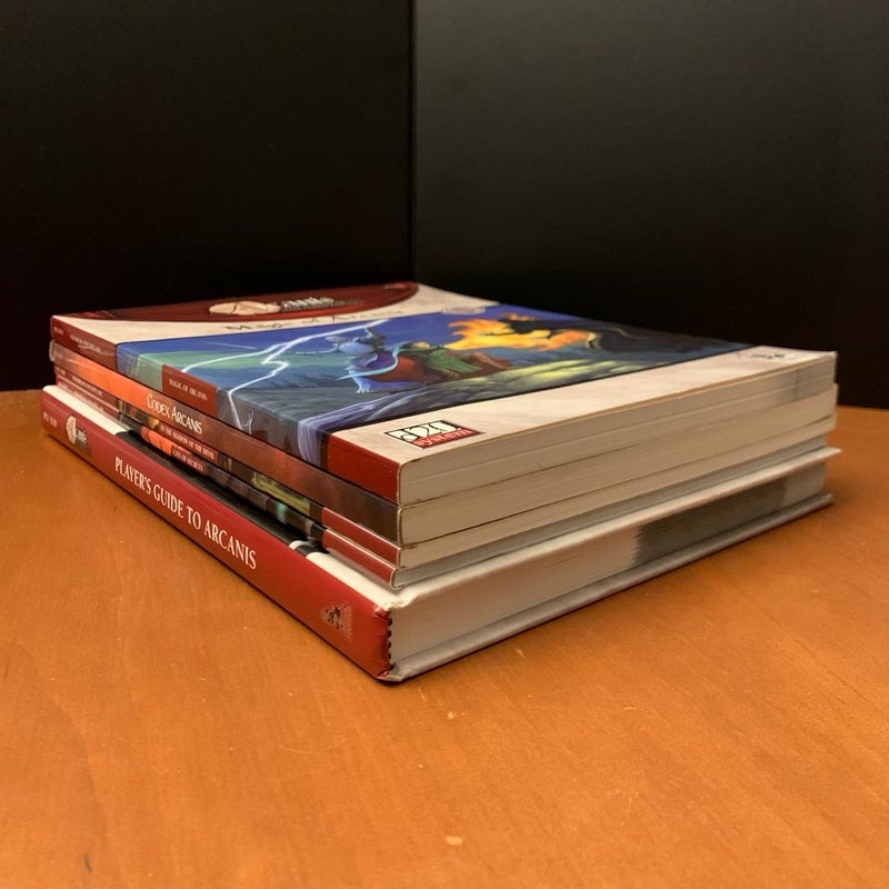d20 Arcanis Gamebook Collection: Player’s Guide to Arcanis, Codex Arcanis, Magic of Arcanis, City of Secrets, In the Shadow of the Devil