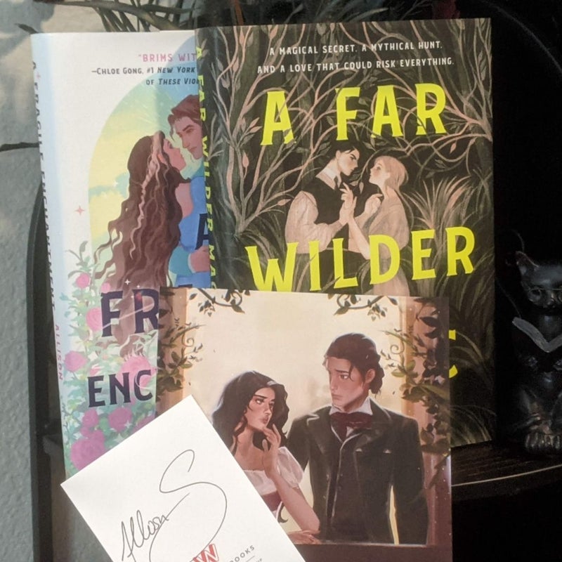 A Far Wilder Magic and A Fragile Enchantment bundle with extras