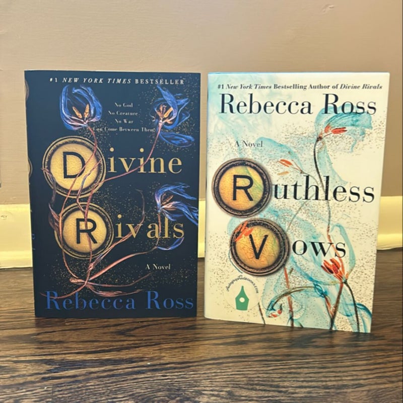 Divine Rivals & Ruthless Vows BOTH SIGNED