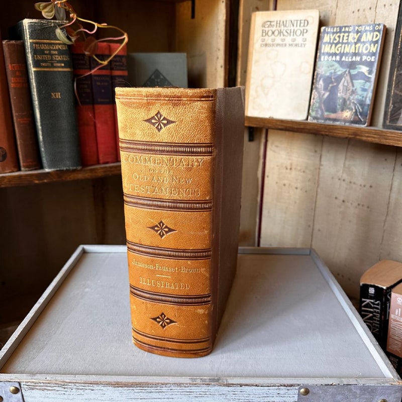 1873 commentary old and New Testament -RARE-