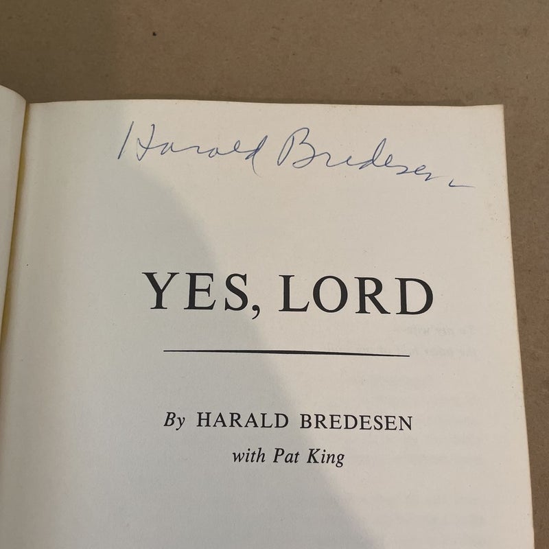Yes, Lord (autographed)