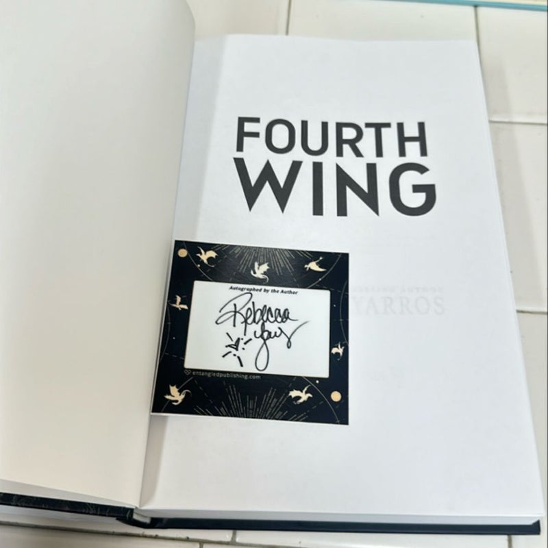 Fourth Wing (Probably Smut SE with signed bookplate)