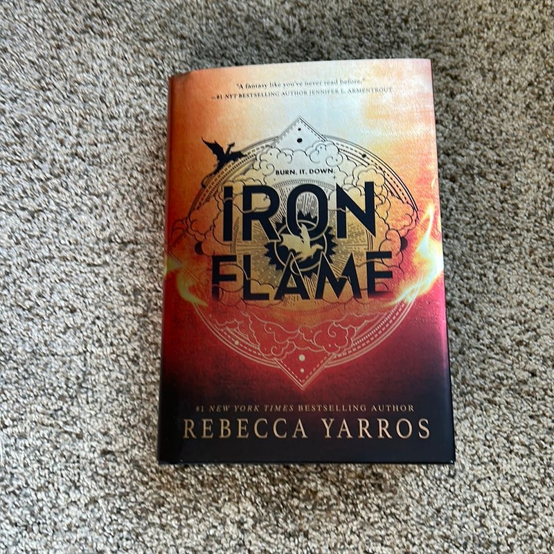 Iron Flame by Rebecca Yarros, Hardcover, Iron Flame 