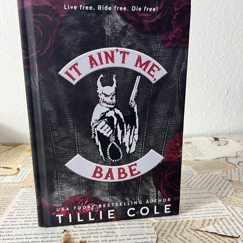 Oop indie It ain’t me babe Tillie Cole signed special edition hardcover