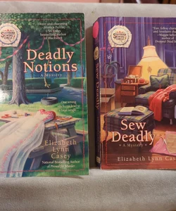 Four southern sewing cozy mysteries