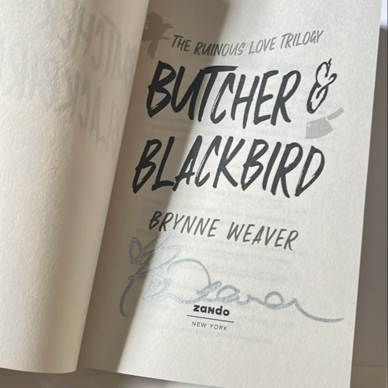 Butcher and Blackbird (Signed) 