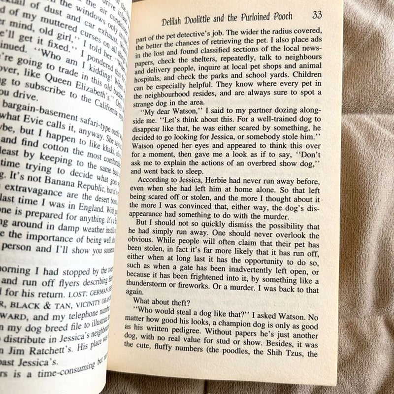 Delilah Doolittle and the Purloined Pooch 1631