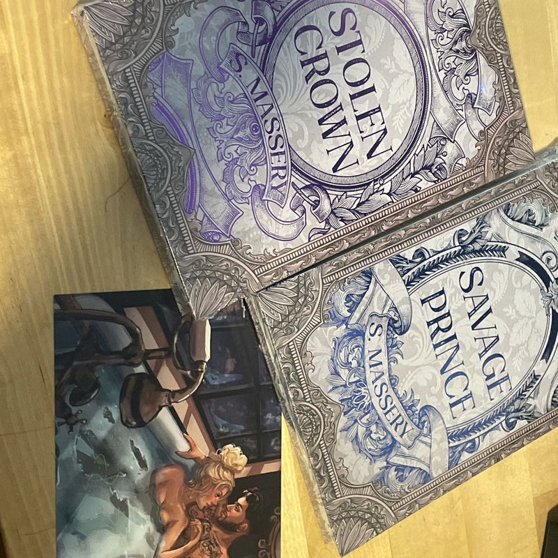 Savage Prince and Stolen Crown w/ Art Print (Dark & Quirky)
