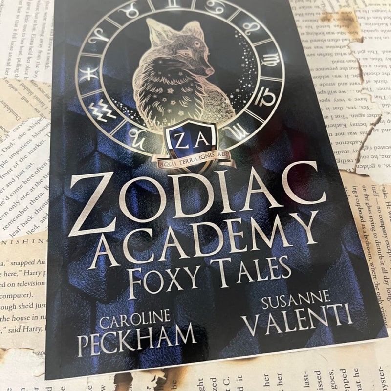 OOP Zodiac Academy Foxy Tales signed 