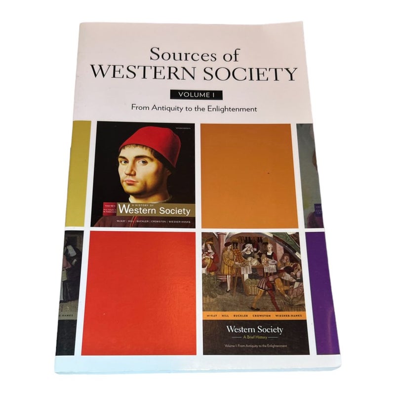 Sources of Western Society Volume 1 & 2