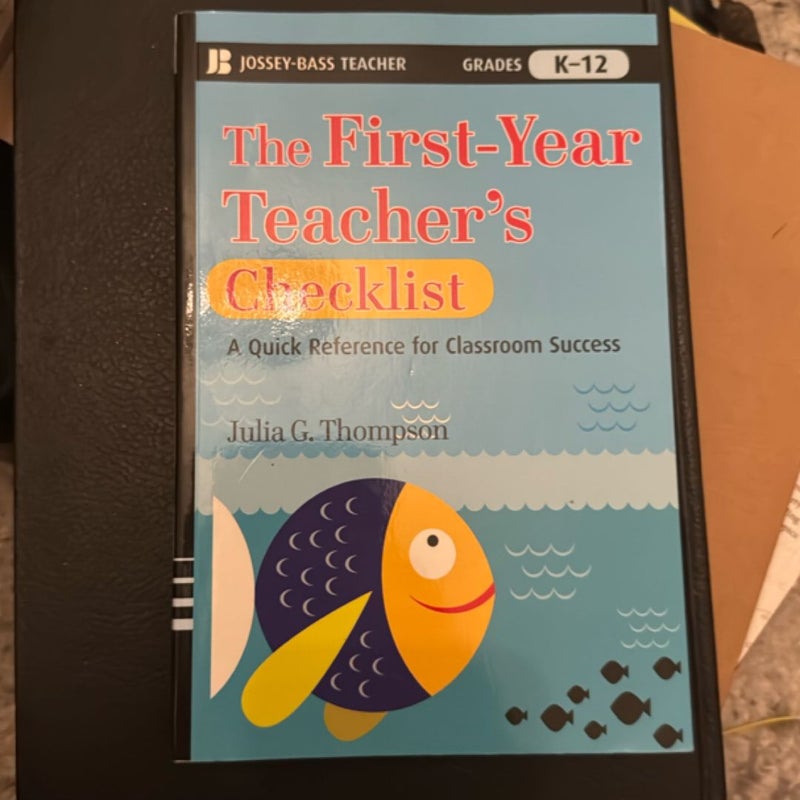 The First-Year Teacher's Checklist