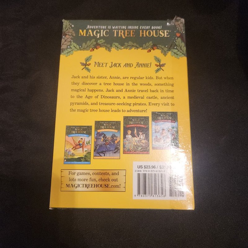 Magic Tree House Books 1-4 Boxed Set by Mary Pope Osborne, Paperback ...