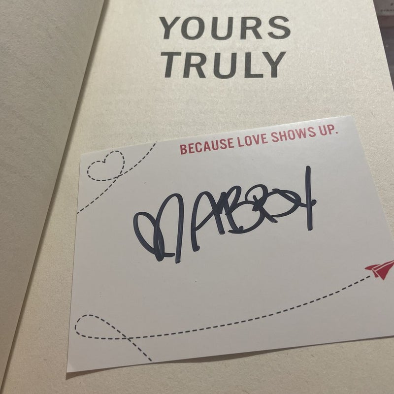 Yours Truly - signed bookplate