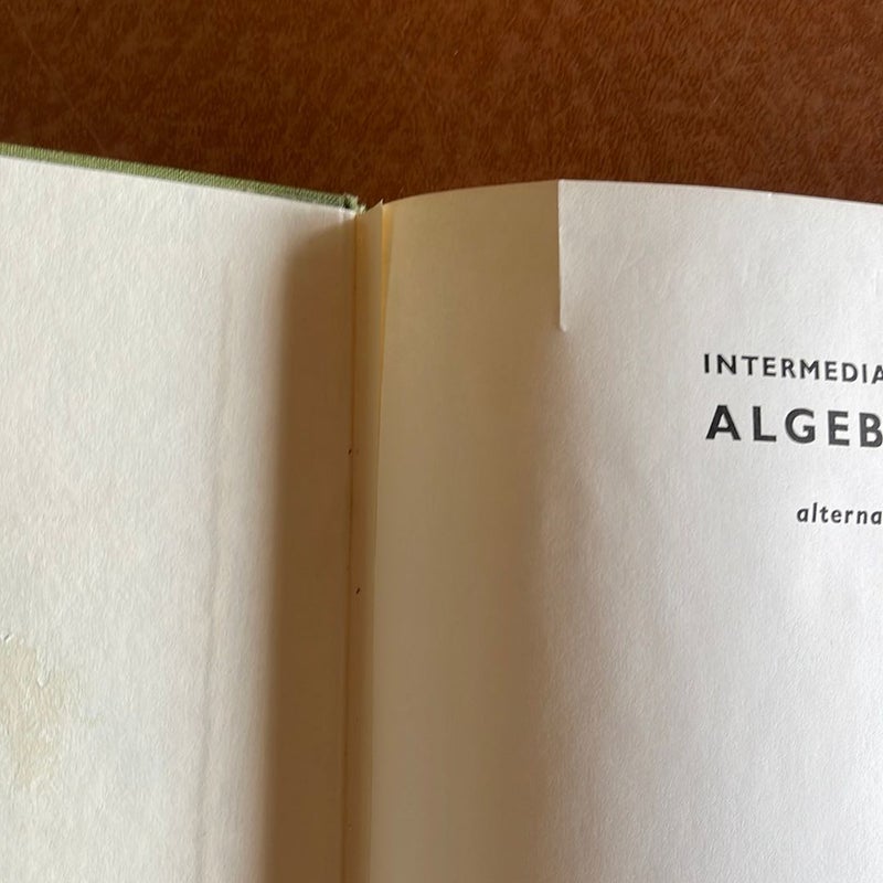 Intermediate Algebra