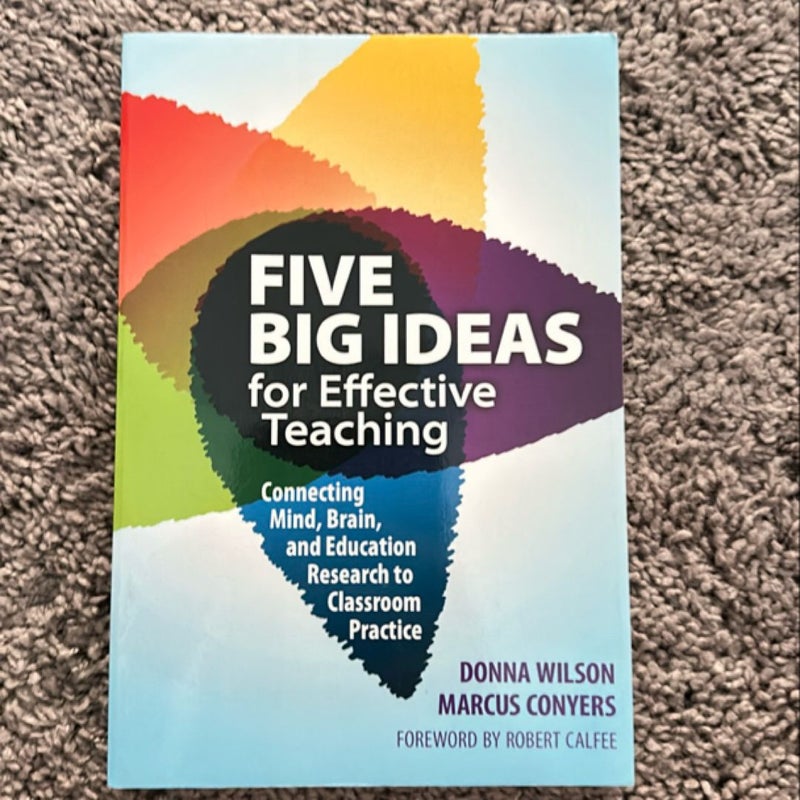 Five Big Ideas for Effective Teaching