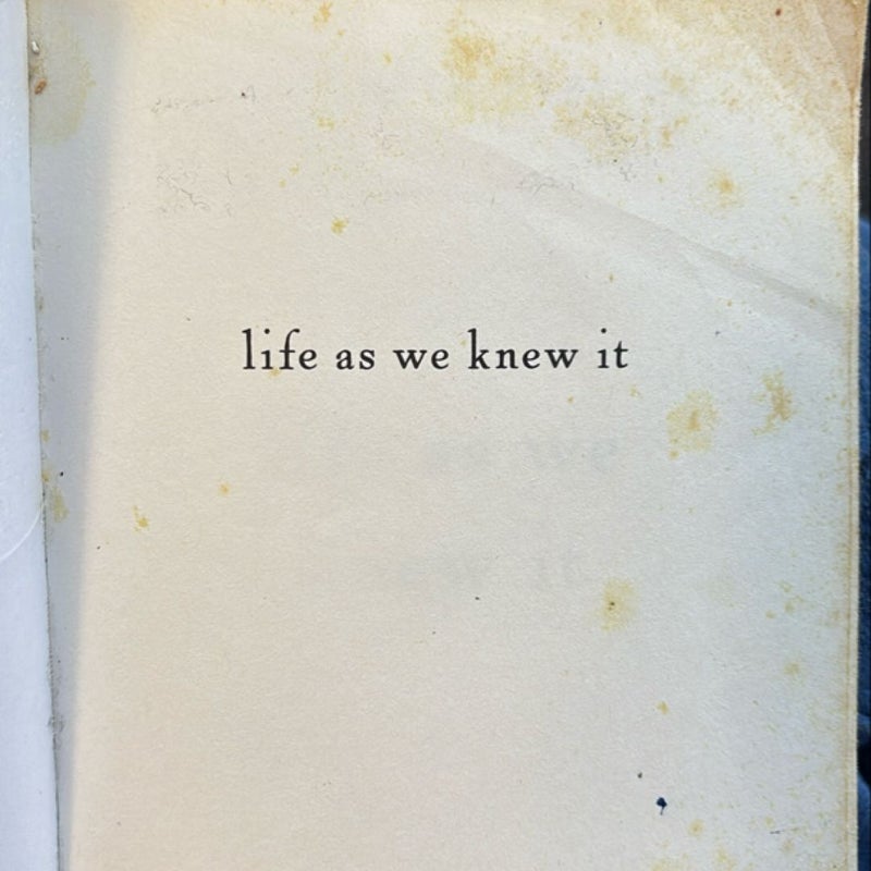 Life As We Knew It