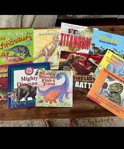 Book Bundle: vintage dinosaur book collection 