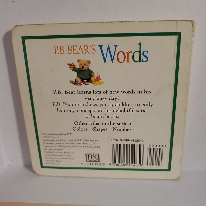 P. B. Bear's Words