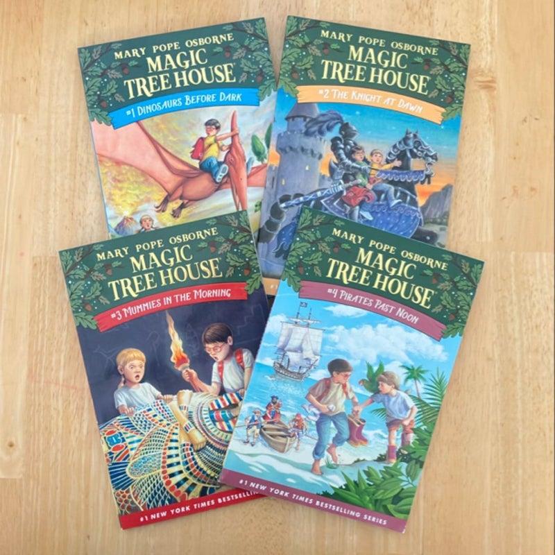 Magic Tree House Books 1-4 Boxed Set