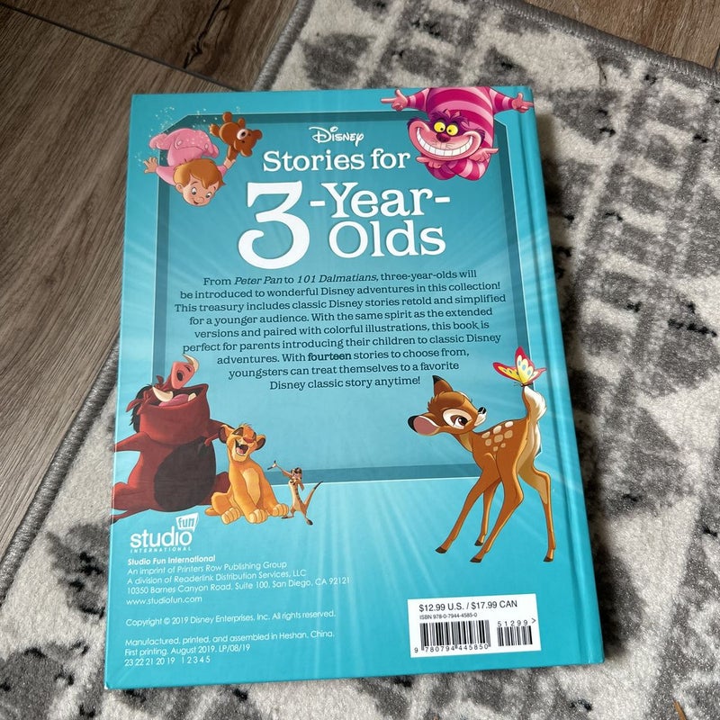 disney stories for 3 year olds