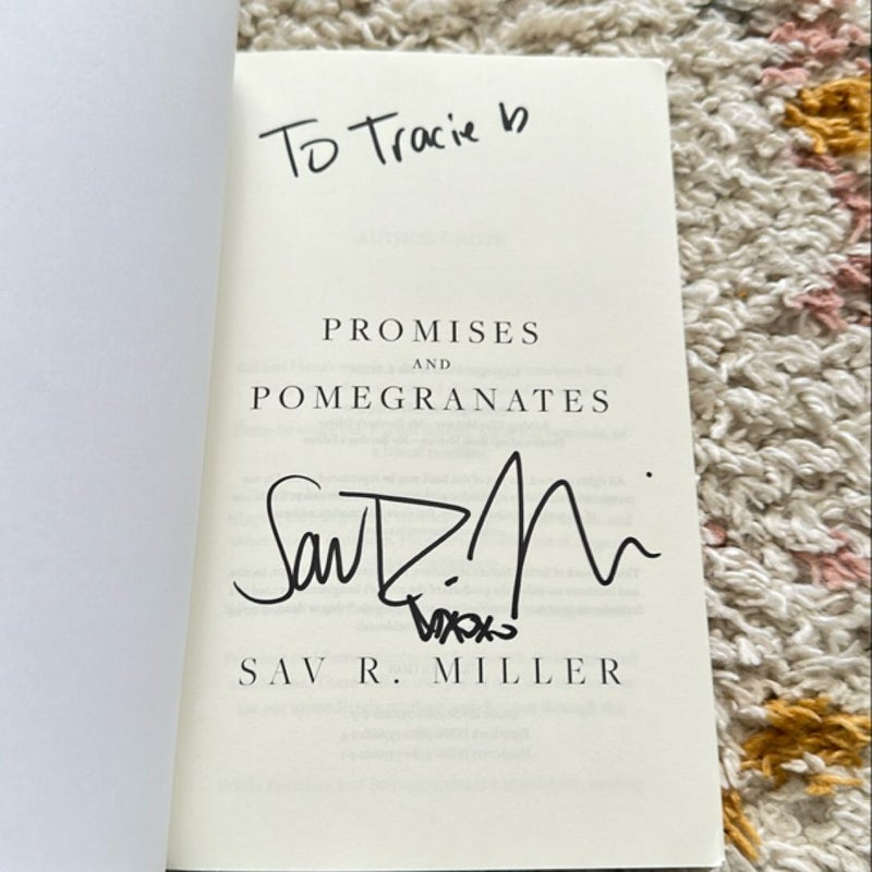 Promises and Pomegranates (signed)