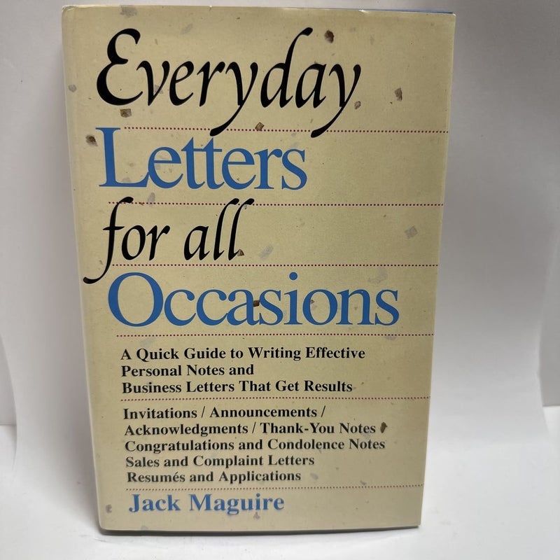 Everyday Letters for All Occasions