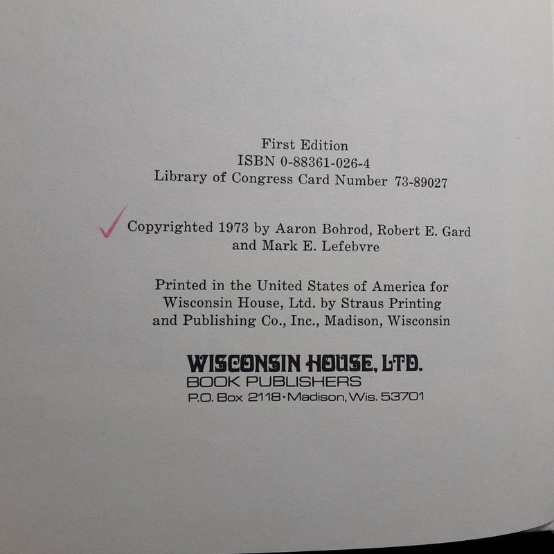 (First Edition) Wisconsin Sketches