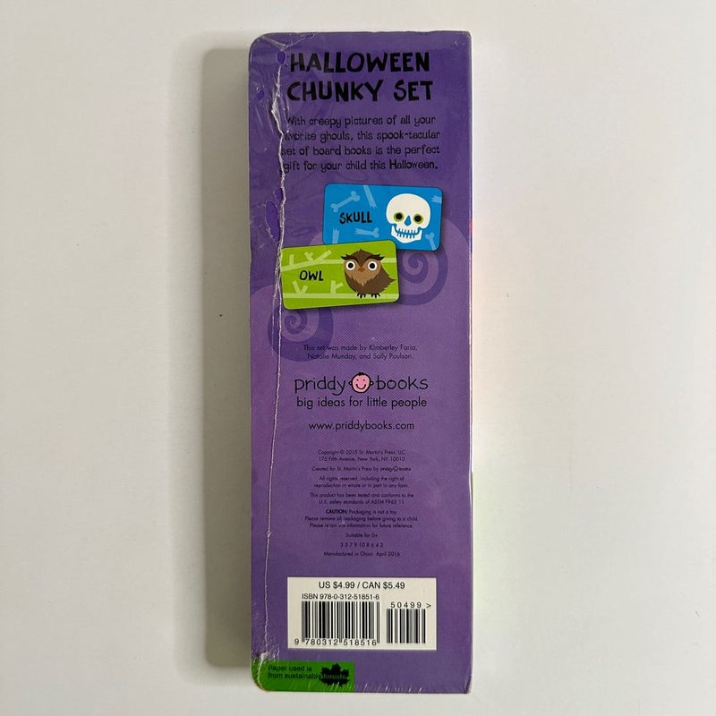 Priddy Books 3 Chunky Halloween Board Books, NEW (Board Book)