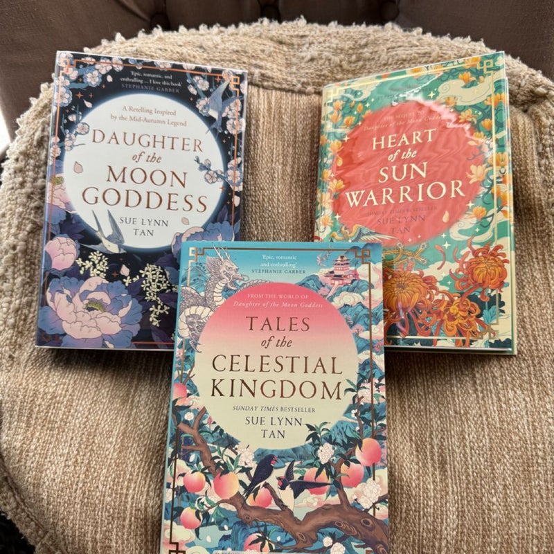 fairyloot daughter of the moon goddess , heat of the sum warrior, tales of celestial kingdom fairyloot