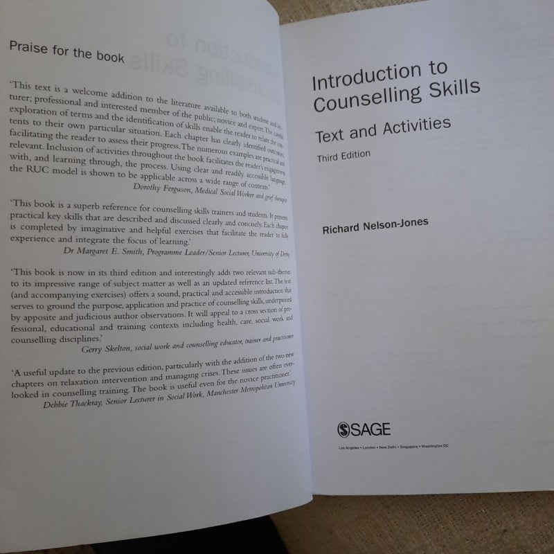 Introduction to Counselling Skills