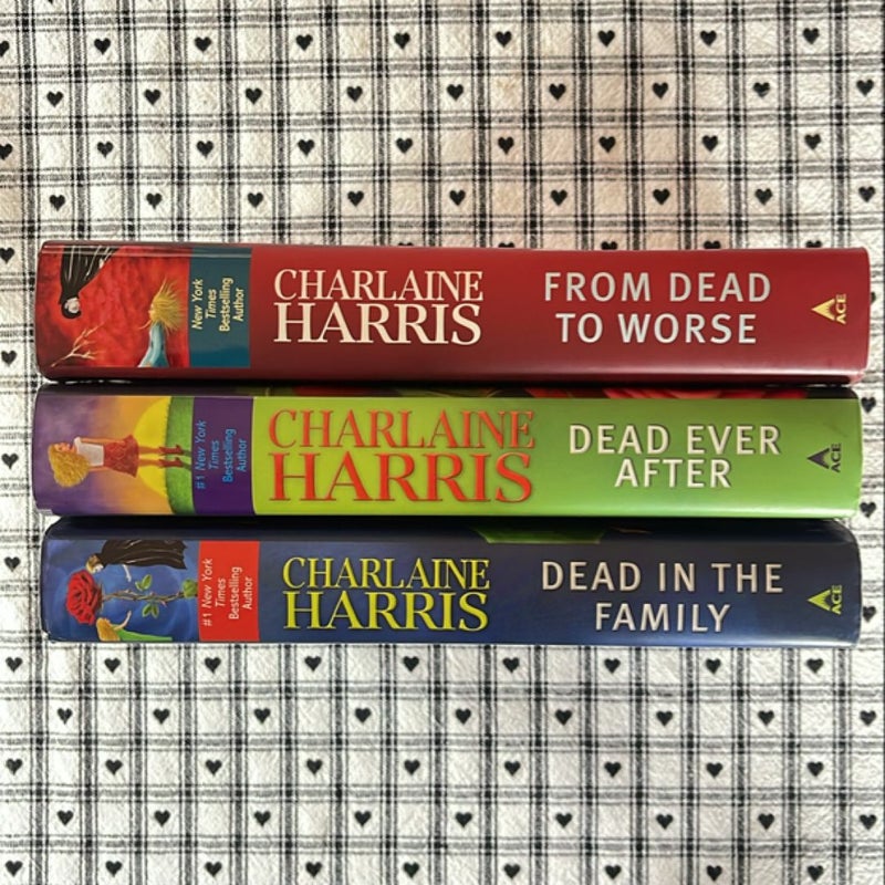 Charlaine Harris Sookie Stackhouse BUNDLE {Dead Ever After | Dead in the Family | From Dead to Worse}