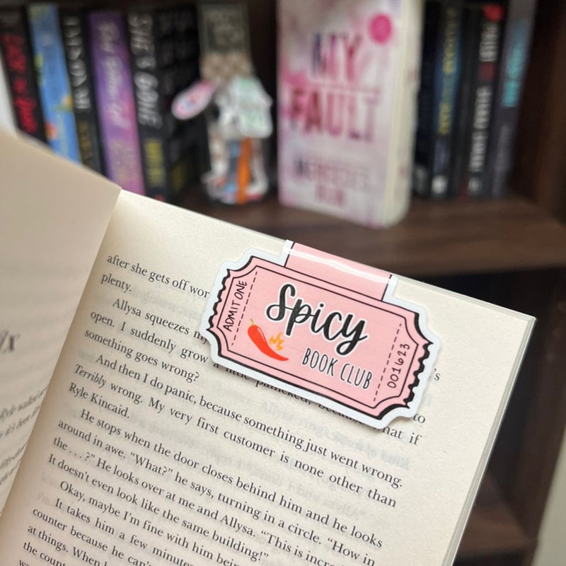 Spicy Bookclub Magnetic Bookmark
