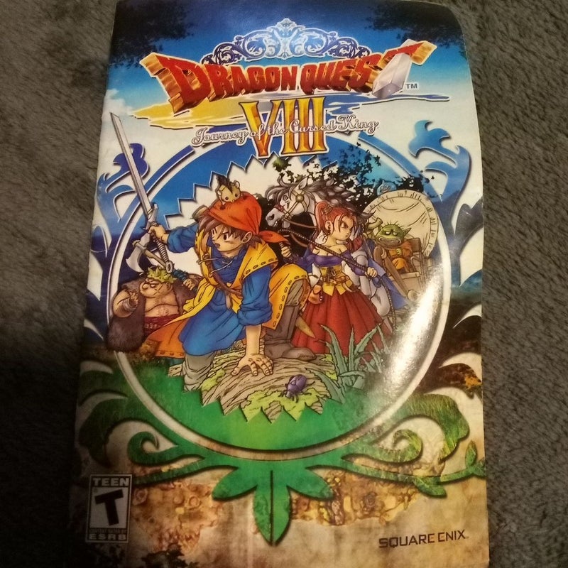 DRAGON QUEST VIII JOYRNEYS OF THE CURSED KING GAME BOOK