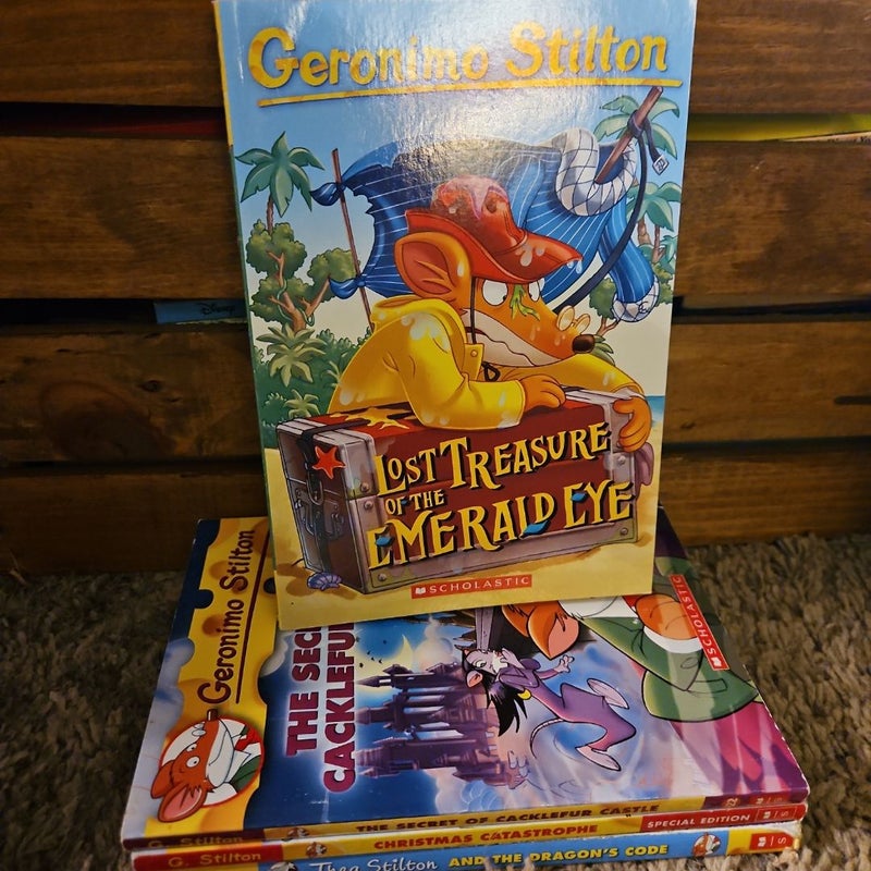 Geronimo Stilton books, set of 8