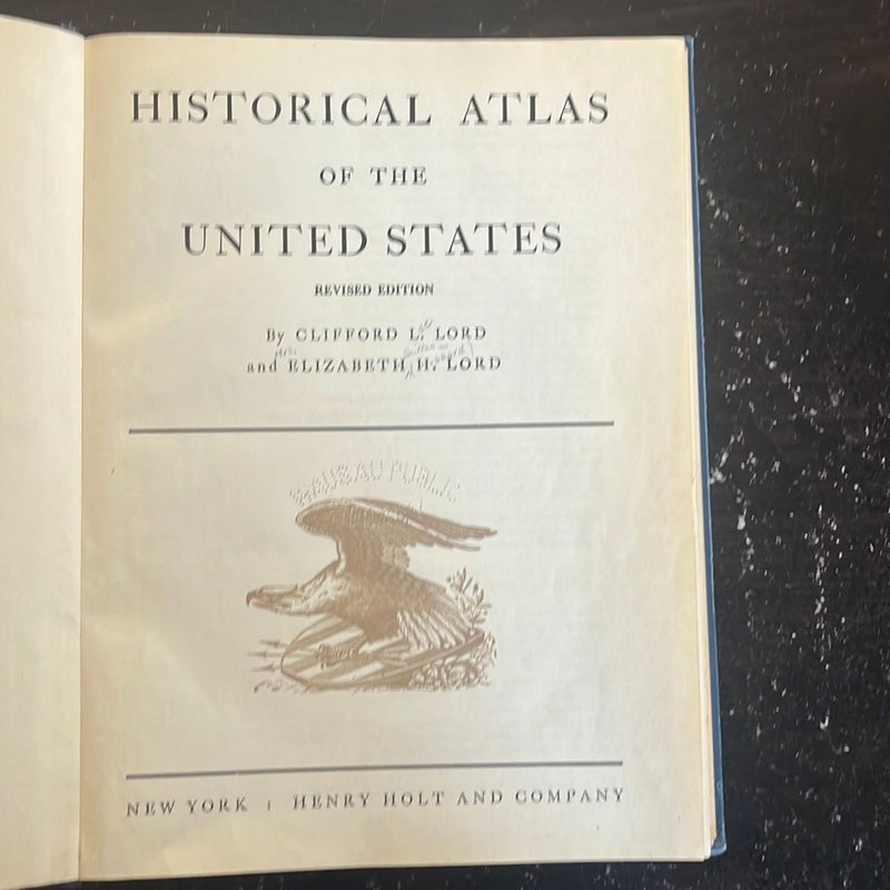 Historical Atlas of the United States - Revised