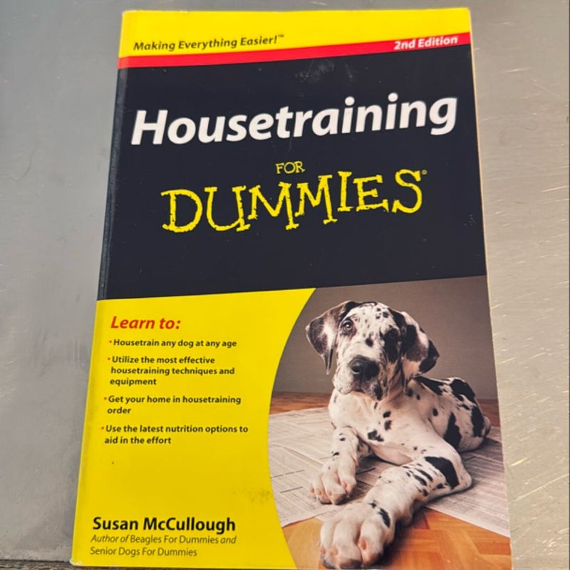 Housetraining for Dummies