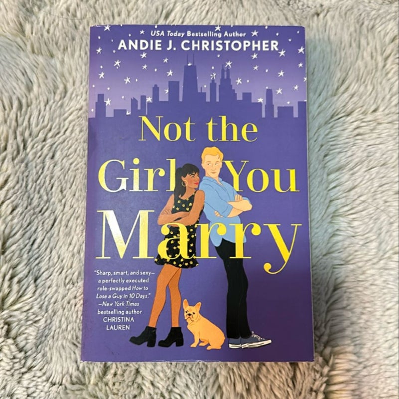 Not the Girl You Marry first edition first print 