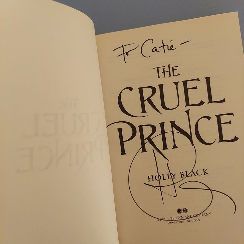 The Cruel Prince - Signed by Author