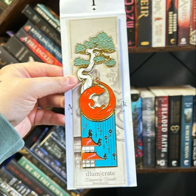 Bone shard daughter Metal bookmark