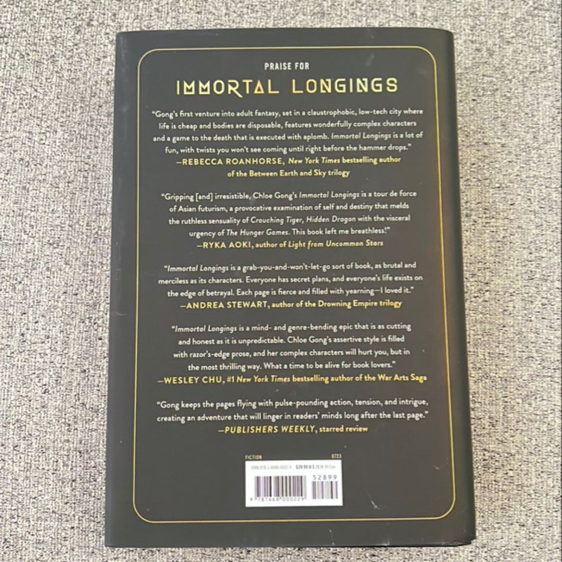 Immortal Longings *Signed