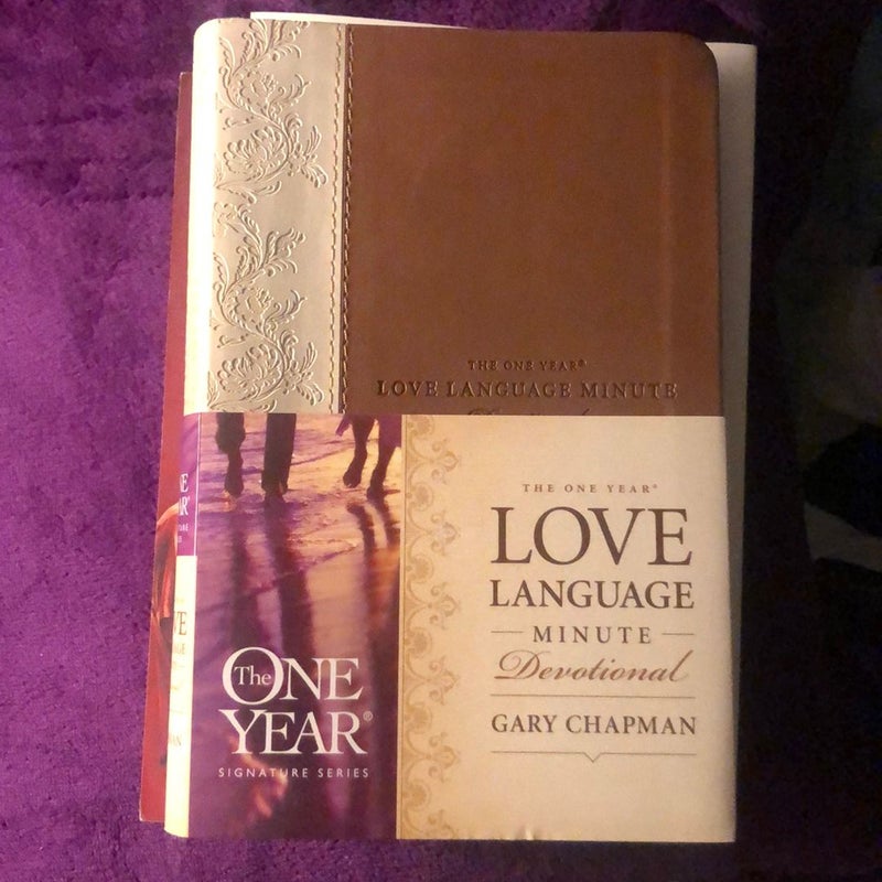 The One Year Love Language Minute Devotional