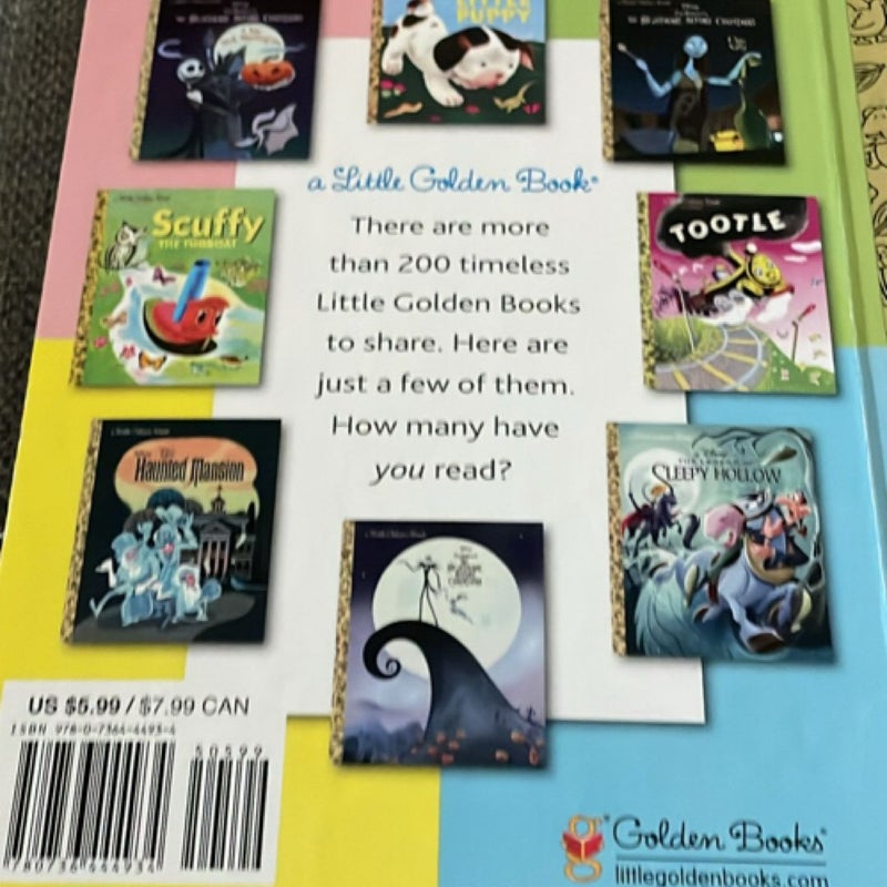 Lot 3 Little Golden Books New Nightmare Before Christmas 