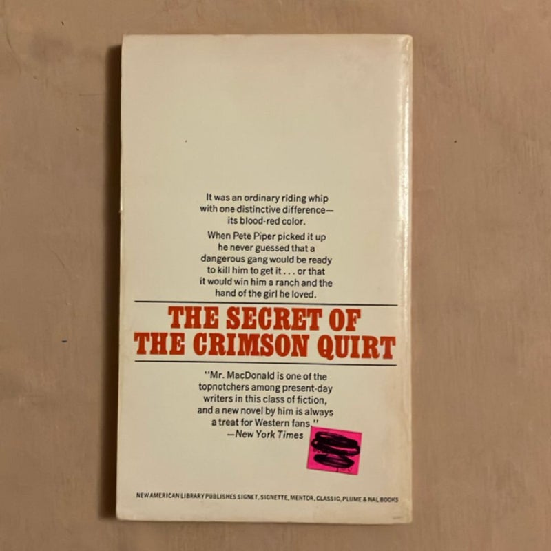 The Crimson Quirt