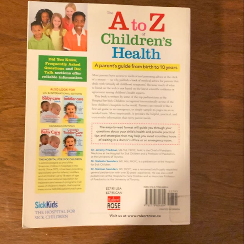 The a to Z of Children's Health