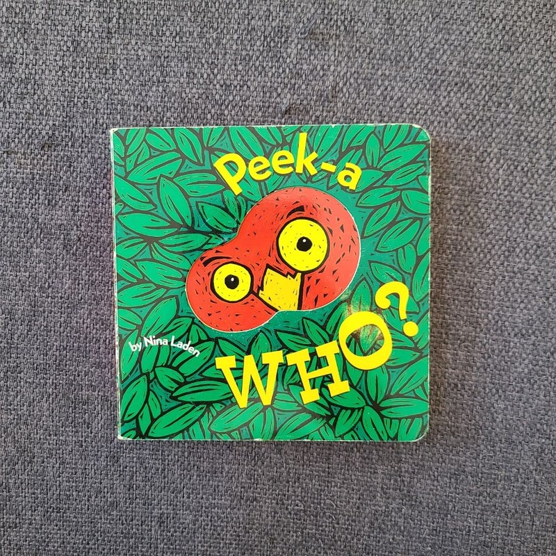 Peek-A Who? (Lift the Flap Books, Interactive Books for Kids, Interactive Read Aloud Books)