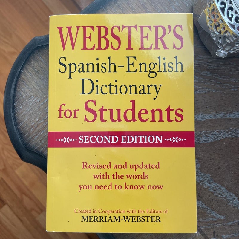 Webster's Spanish-English Dictionary for Students, Second Edition
