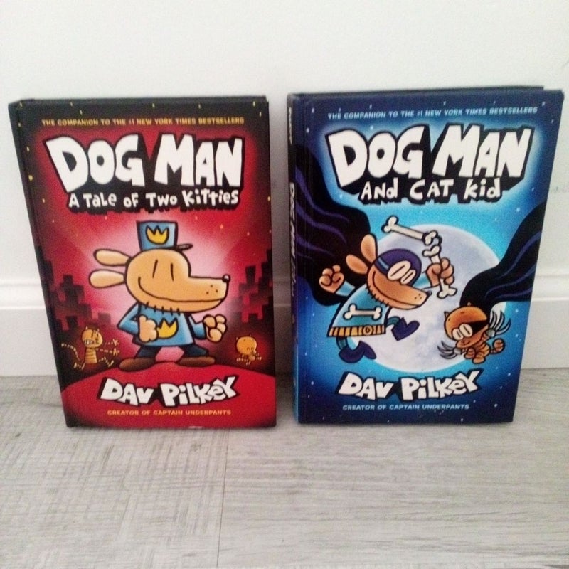 Dog Man and Cat Kid Books Bulk