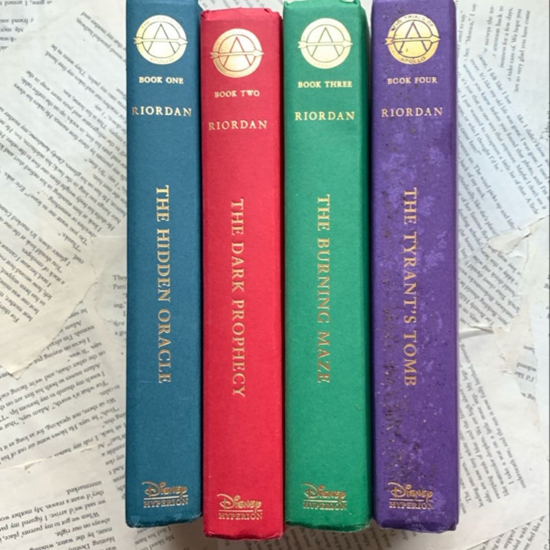 Trials of Apollo books 1-4