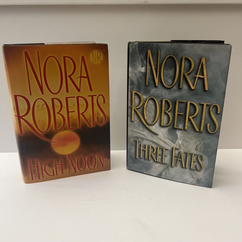 Nora Roberts (LARGE PRINT) Bundle: High Noon & Three Fates