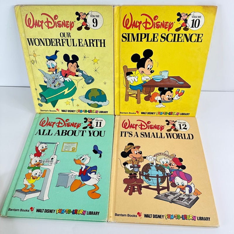 Walt Disney Fun-to-Learn Library Bundle-Lot of 14